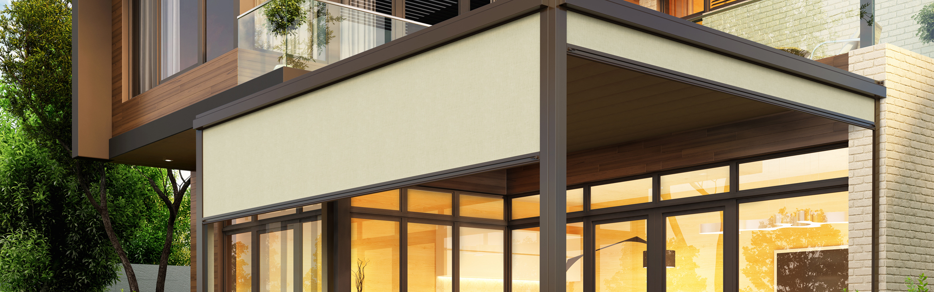 Beautiful modern house with garden, outdoor